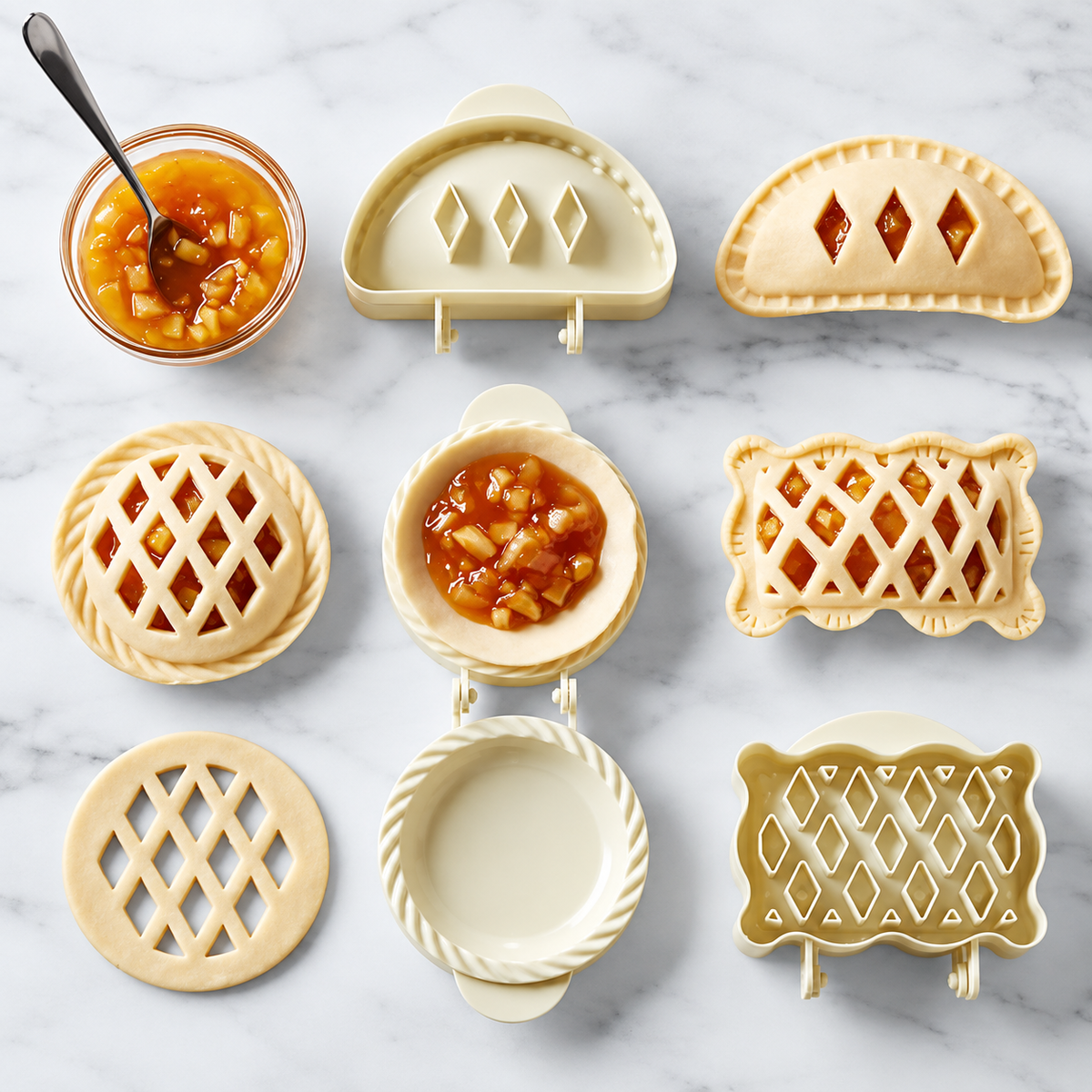 ⚡50K+ Sold 🔥 Selling Fast – Holiday Mini Pie Mold