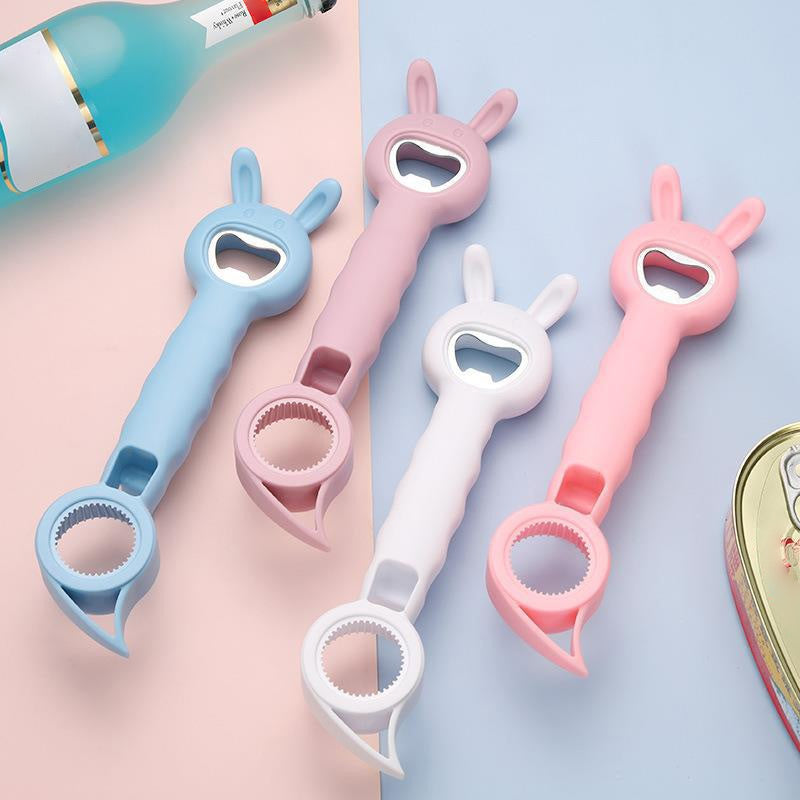 🎁 BUY 1 GET 1 FREE | Multifunction Bottle & Jar Opener – Easy-Grip, Multi-Size Design for Stubborn Lids & Caps ✨