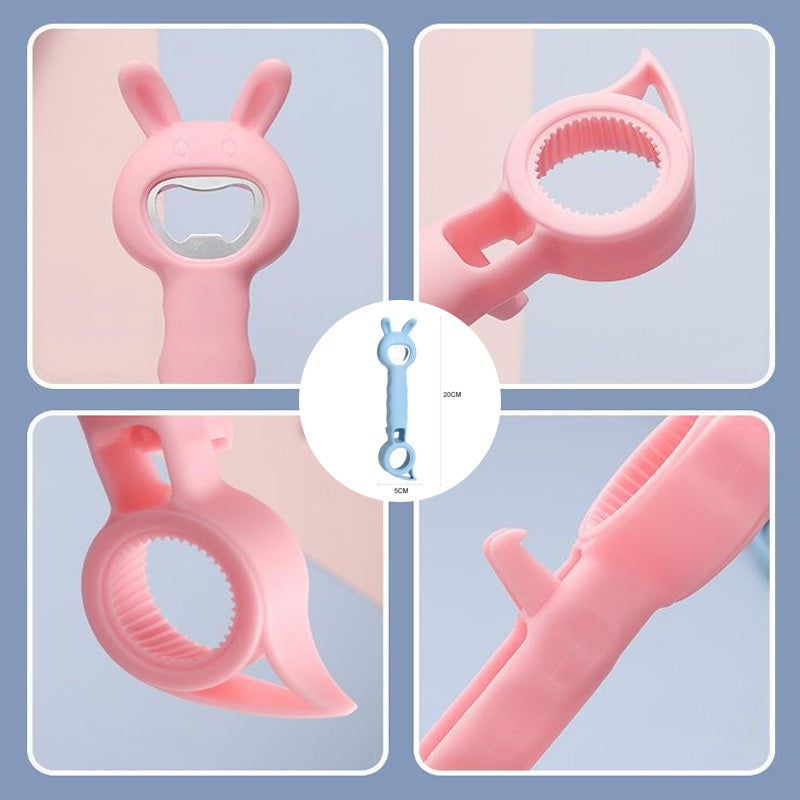 🎁 BUY 1 GET 1 FREE | Multifunction Bottle & Jar Opener – Easy-Grip, Multi-Size Design for Stubborn Lids & Caps ✨